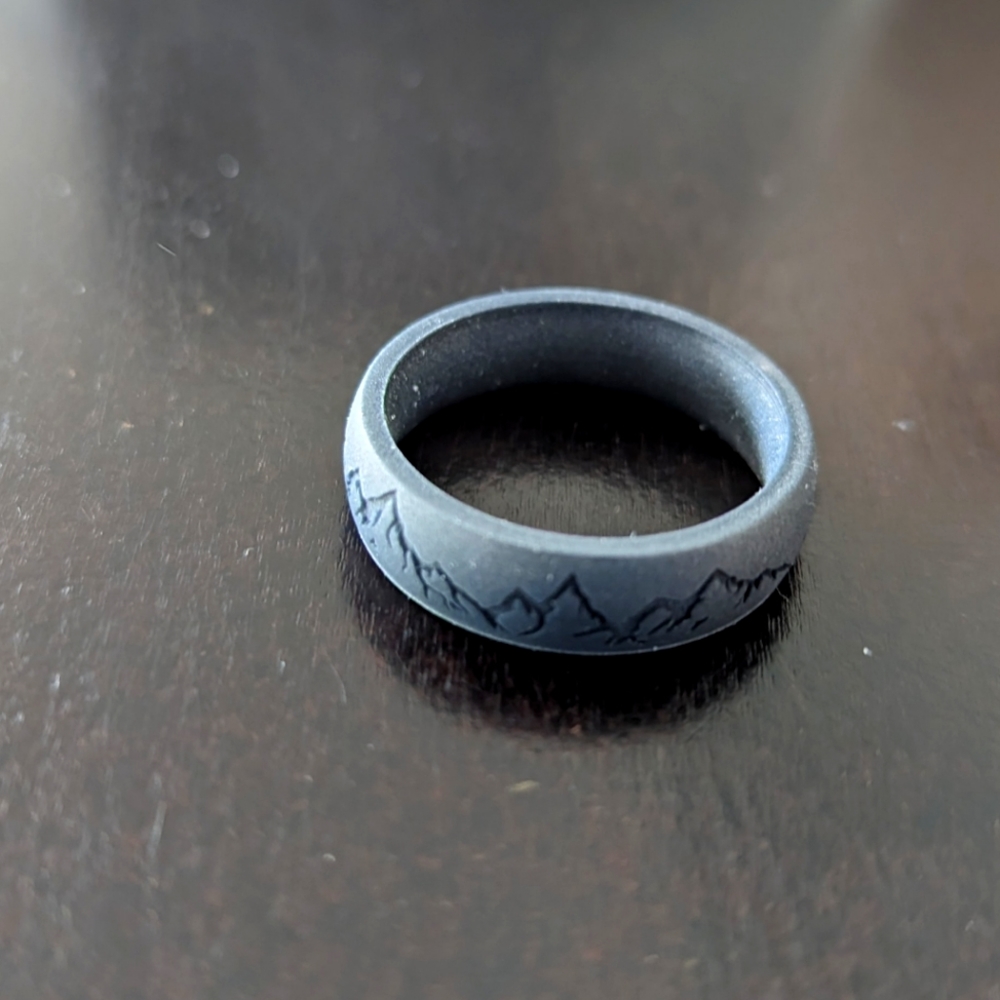 Knot Theory Silicone Ring - Mountains - Size 11